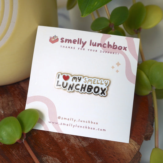 Enamel Pin: I Love My Smelly Lunchbox